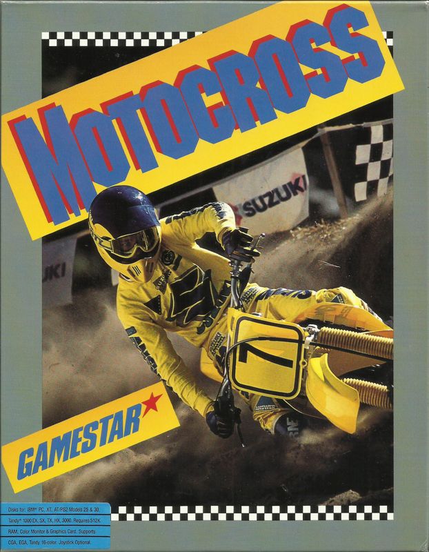 Front Cover for Motocross (DOS)