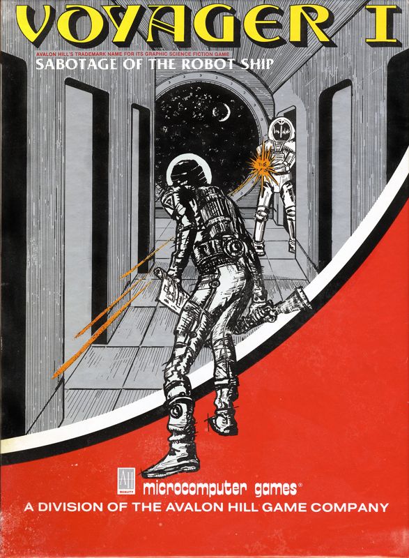 Front Cover for Voyager I: Sabotage of the Robot Ship (DOS)