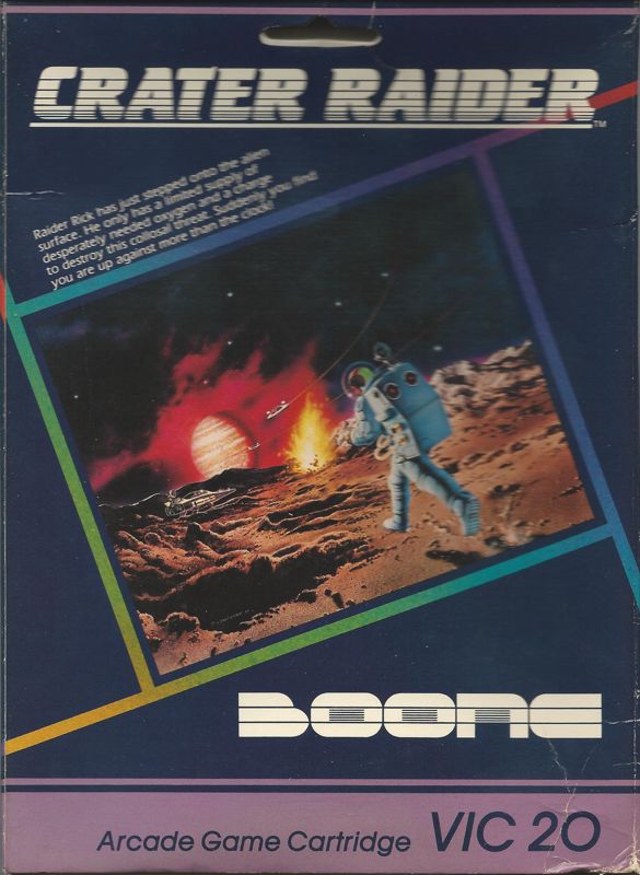 Front Cover for Crater Raider (VIC-20)