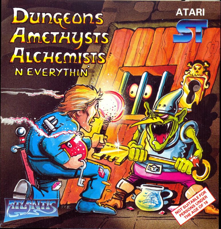 Front Cover for Dungeons, Amethysts, Alchemists 'n' Everythin' (Atari ST)