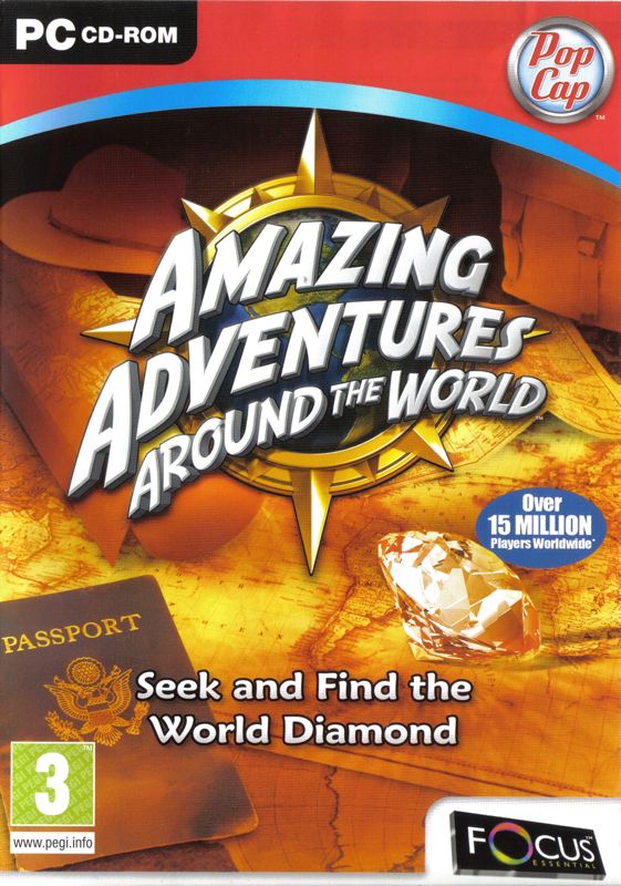 Front Cover for Amazing Adventures: Around the World (Windows) (Focus Multimedia release)