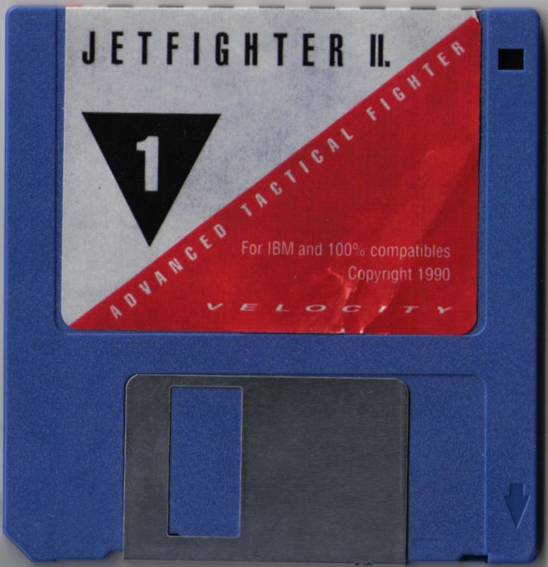 Media for JetFighter II: Advanced Tactical Fighter (DOS) (Dual-media release): 3.5" Disk 1