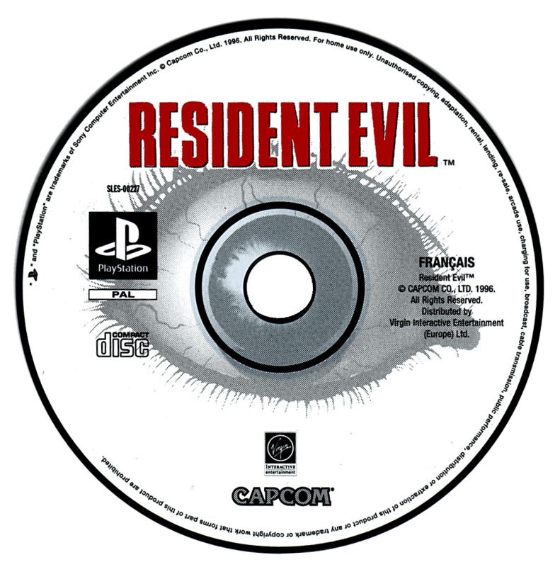 Media for Resident Evil (PlayStation)