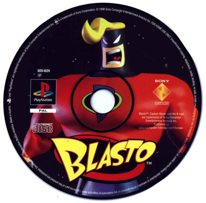 Media for Blasto (PlayStation)