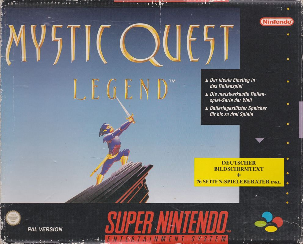 Front Cover for Final Fantasy: Mystic Quest (SNES)