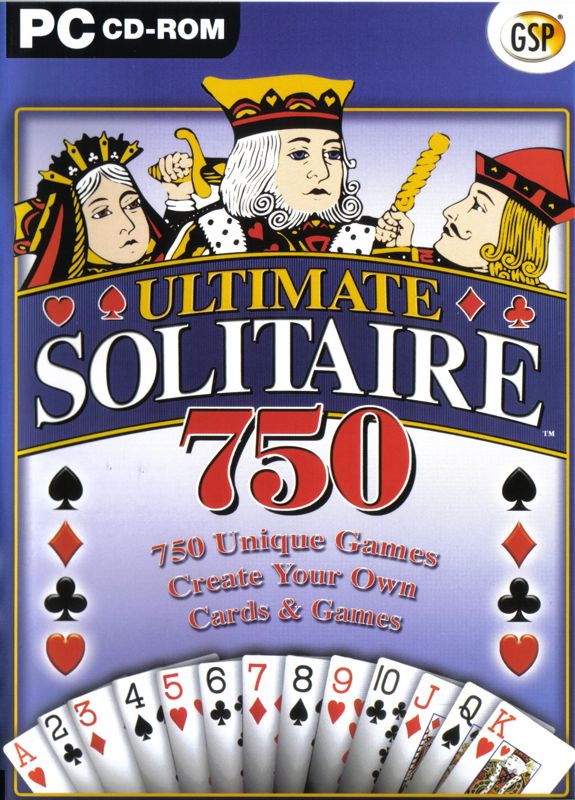 Front Cover for Ultimate Solitaire 750 (Windows)