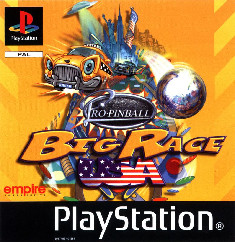 Front Cover for Pro Pinball: Big Race USA (PlayStation)
