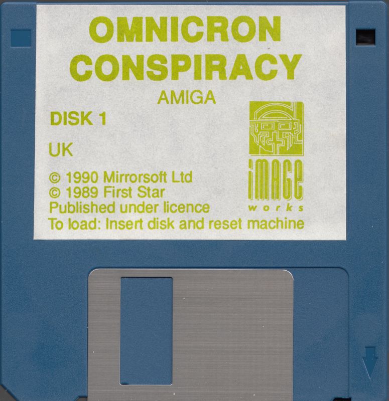 Media for Omnicron Conspiracy (Amiga): Disk 1/2