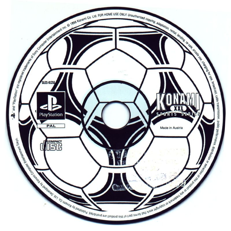 Media for International Superstar Soccer Pro '98 (PlayStation)