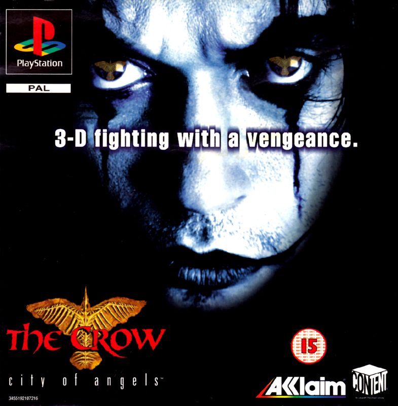 Front Cover for The Crow: City of Angels (PlayStation)
