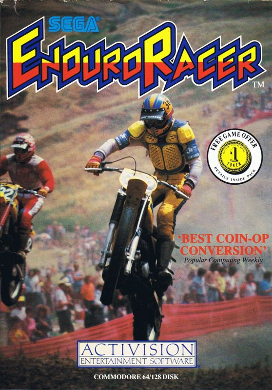 Front Cover for Enduro Racer (Commodore 64)