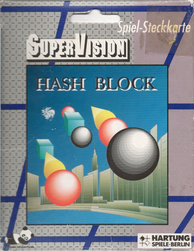 Front Cover for Hash Blocks (Supervision)