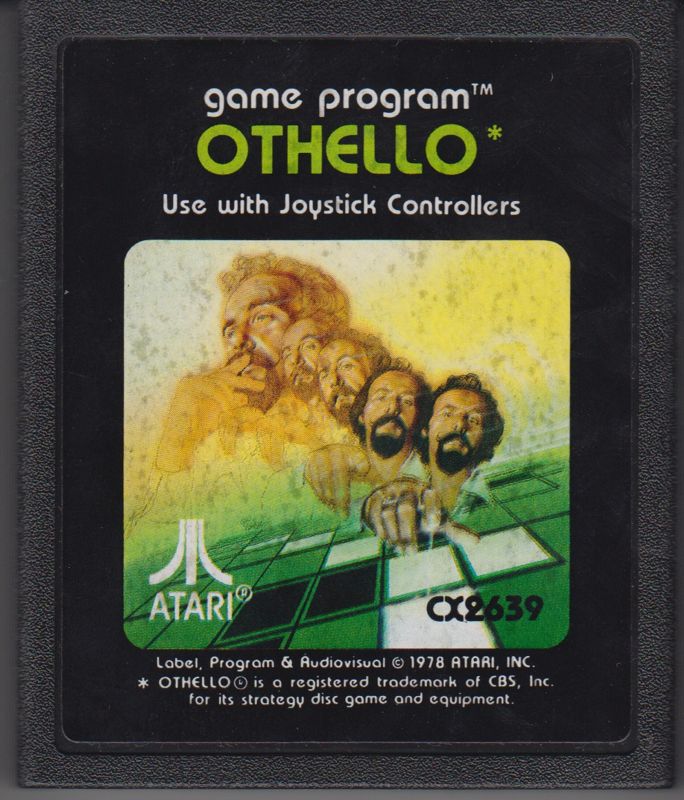 Media for Othello (Atari 2600): Cartridge Front