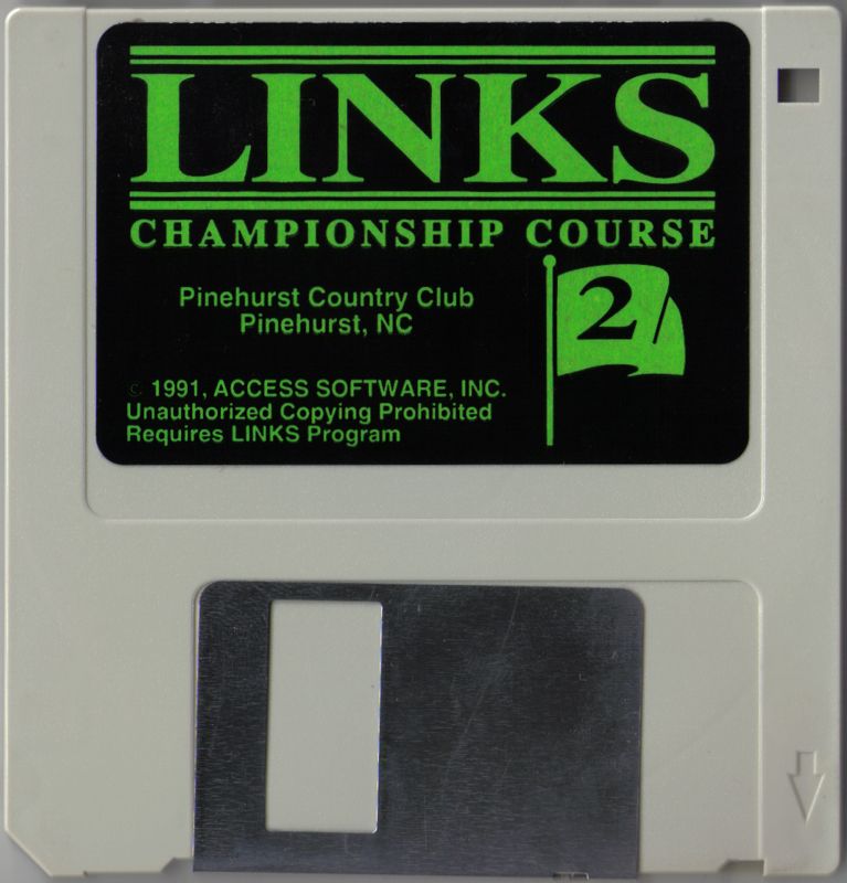 Media for Links: Championship Course - Pinehurst Resort & Country Club (DOS) (3.5" floppy disk release): Disk 2