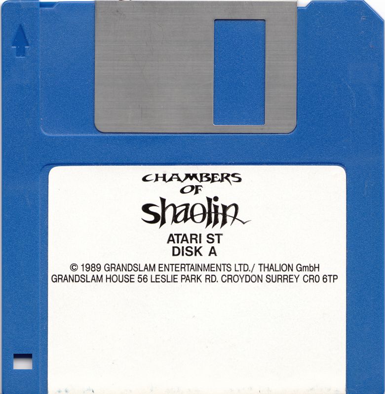 Media for Chambers of Shaolin (Atari ST): Disk 1/2