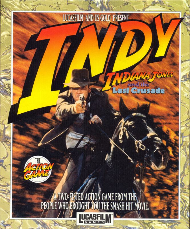 Front Cover for Indiana Jones and the Last Crusade: The Action Game (Atari ST)