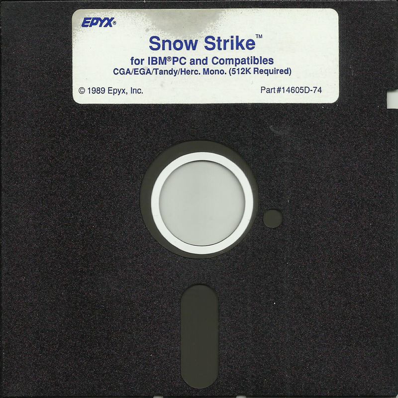 Media for Snow Strike (DOS) (5.25" disk release): Disk 1/1