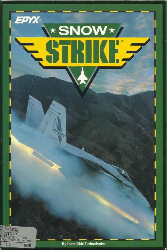 Front Cover for Snow Strike (DOS) (5.25" disk release)