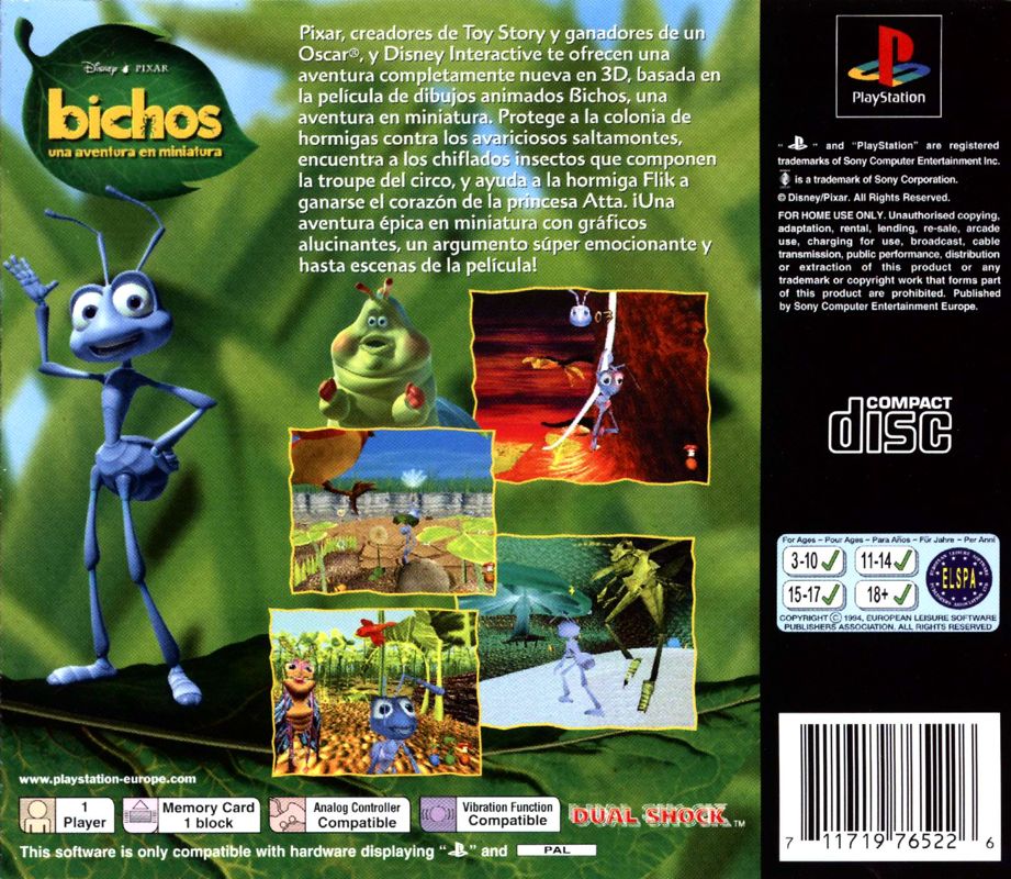 A Bugs Life (Vida De Inseto) Para Ps1 - Redeneonatal.com.br