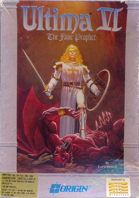 Front Cover for Ultima VI: The False Prophet (Amiga)