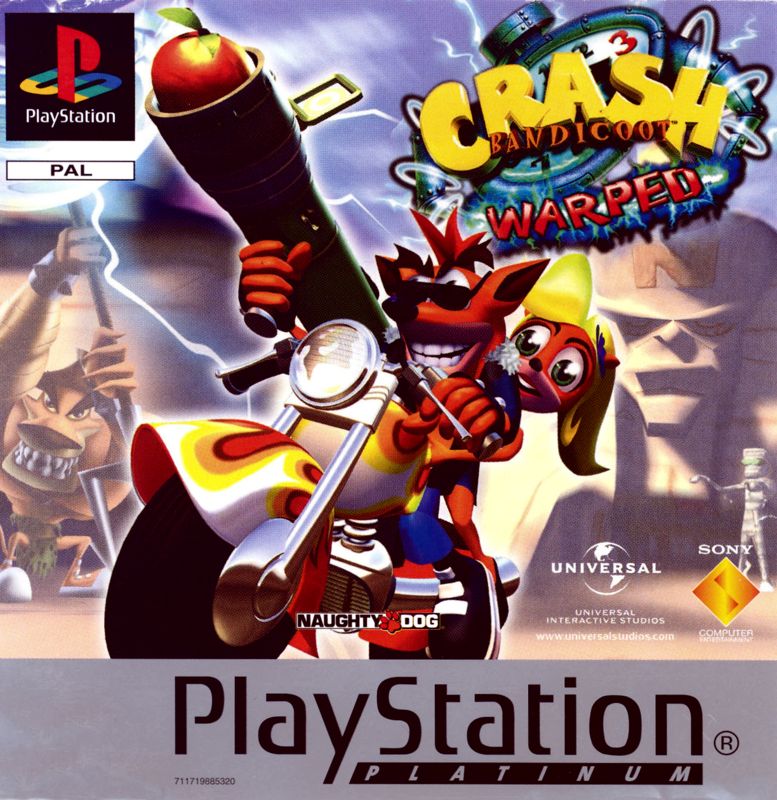 Crash Bandicoot: Warped cover or packaging material - MobyGames