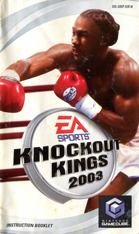 Manual for Knockout Kings 2003 (GameCube): Front