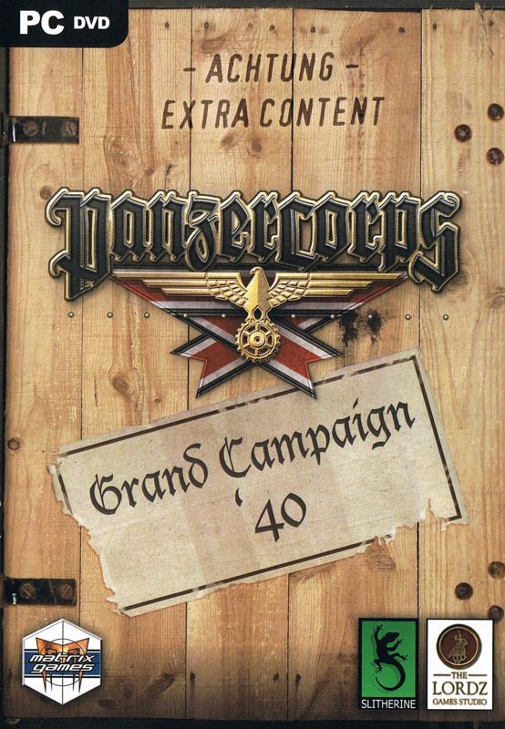 Front Cover for Panzer Corps: Grand Campaign '40 (Windows)