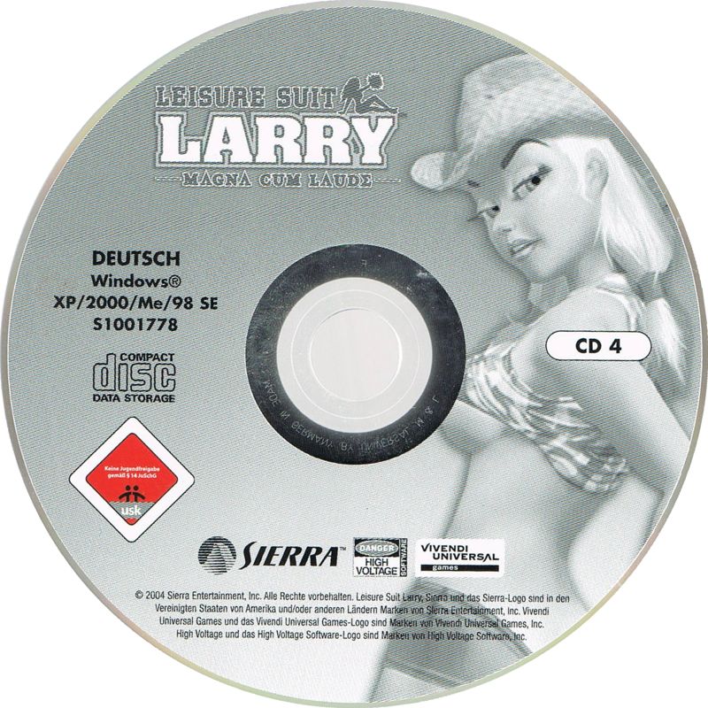 Media for Leisure Suit Larry: Magna Cum Laude (Uncut and Uncensored!) (Windows): Disc 4