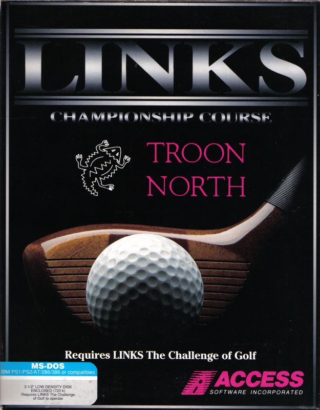 Front Cover for Links: Championship Course - Troon North (DOS) (3.5" Floppy Disk release)