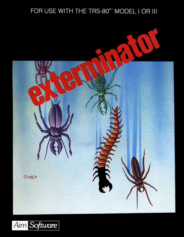 Front Cover for Exterminator (TRS-80)