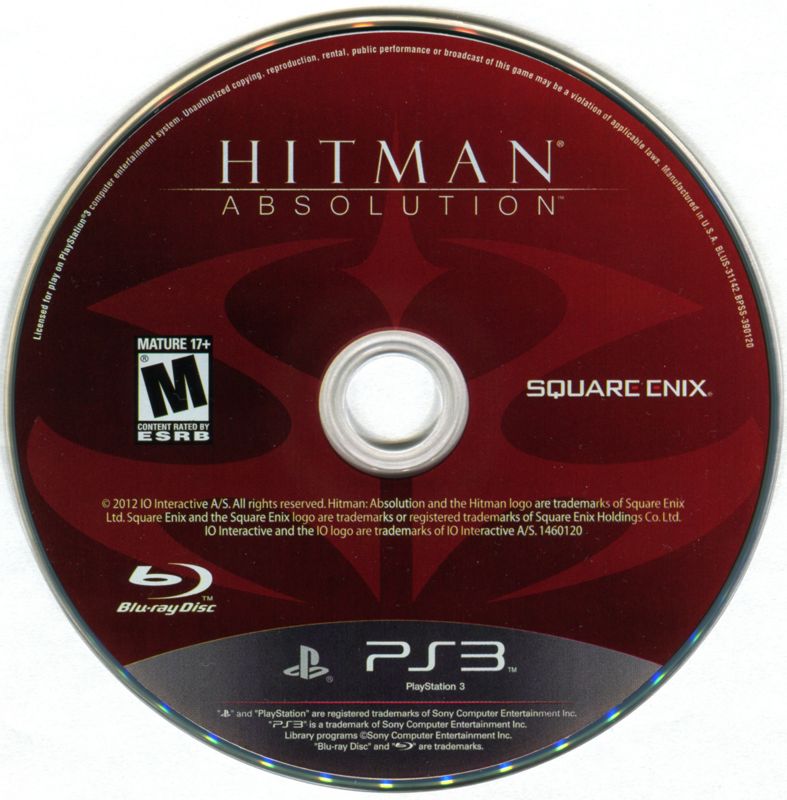 Media for Hitman: Absolution (PlayStation 3)
