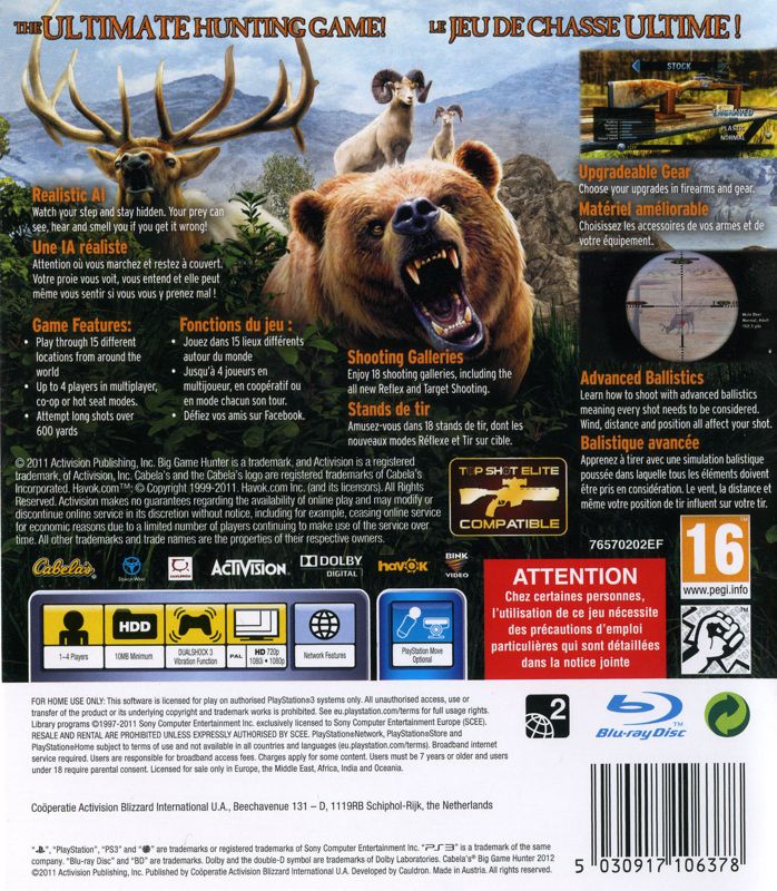 Cabela's Big Game Hunter: Pro Hunts - Playstation 3