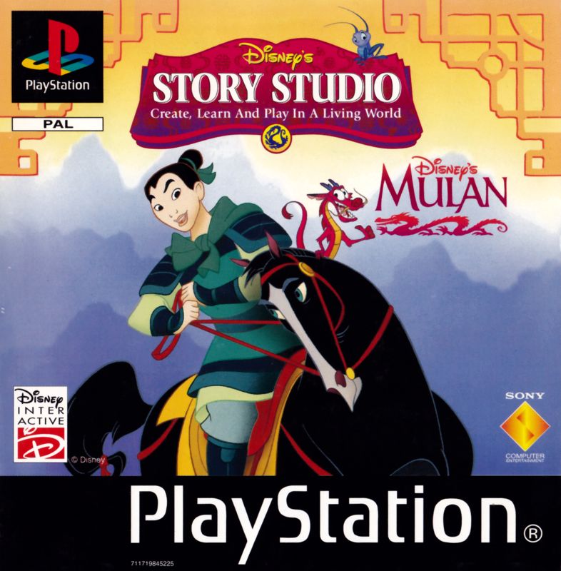 Front Cover for Disney's Animated Storybook: Mulan (PlayStation)