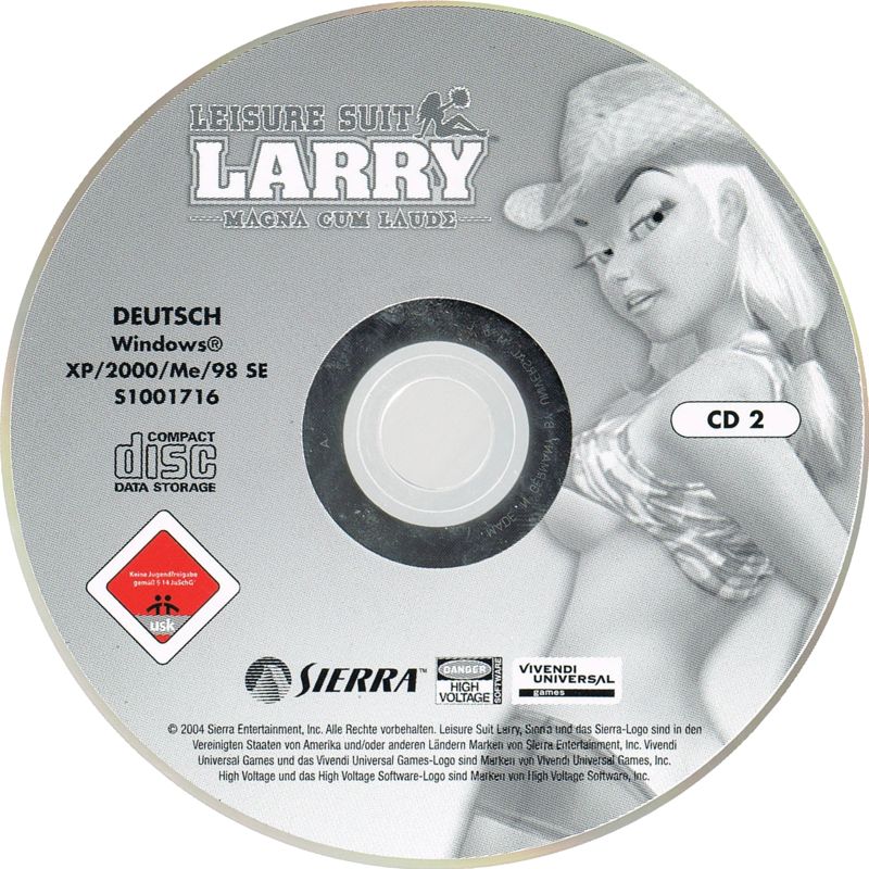 Media for Leisure Suit Larry: Magna Cum Laude (Uncut and Uncensored!) (Windows): Disc 2