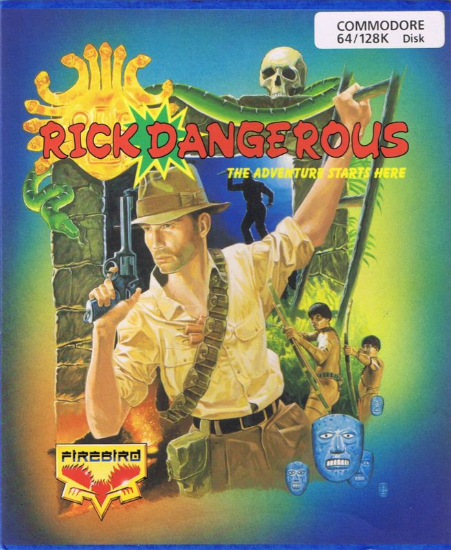 Front Cover for Rick Dangerous (Commodore 64)