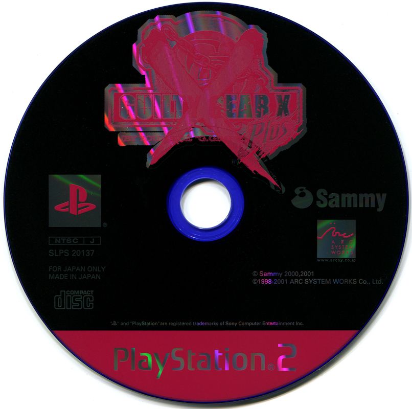 Guilty Gear X Plus cover or packaging material MobyGames