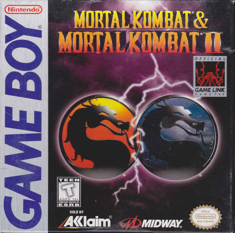 Front Cover for Mortal Kombat & Mortal Kombat II (Game Boy)