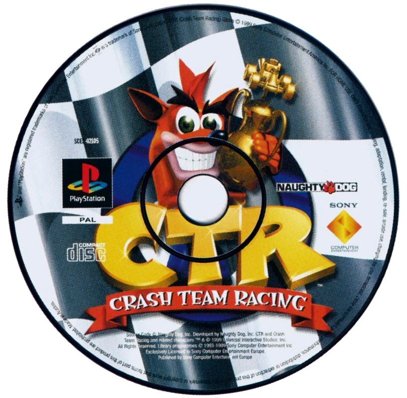 CTR Crash Team Racing cover or packaging material MobyGames