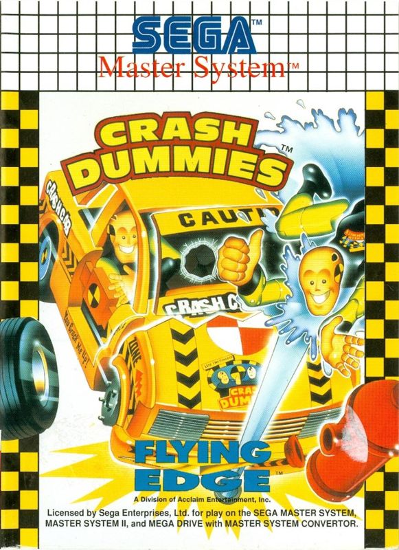 Front Cover for The Incredible Crash Dummies (SEGA Master System)