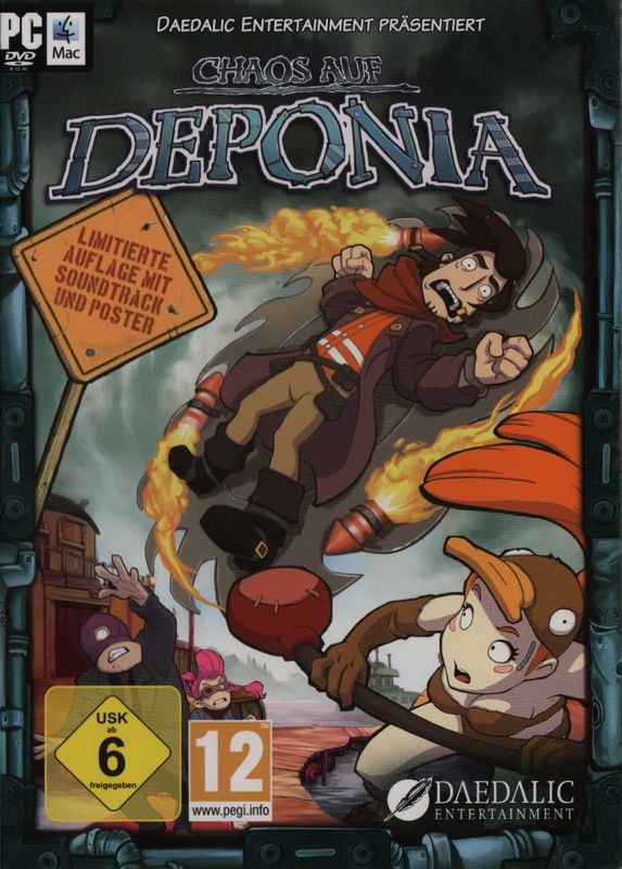 Front Cover for Chaos auf Deponia (Limitierte Auflage) (Macintosh and Windows)