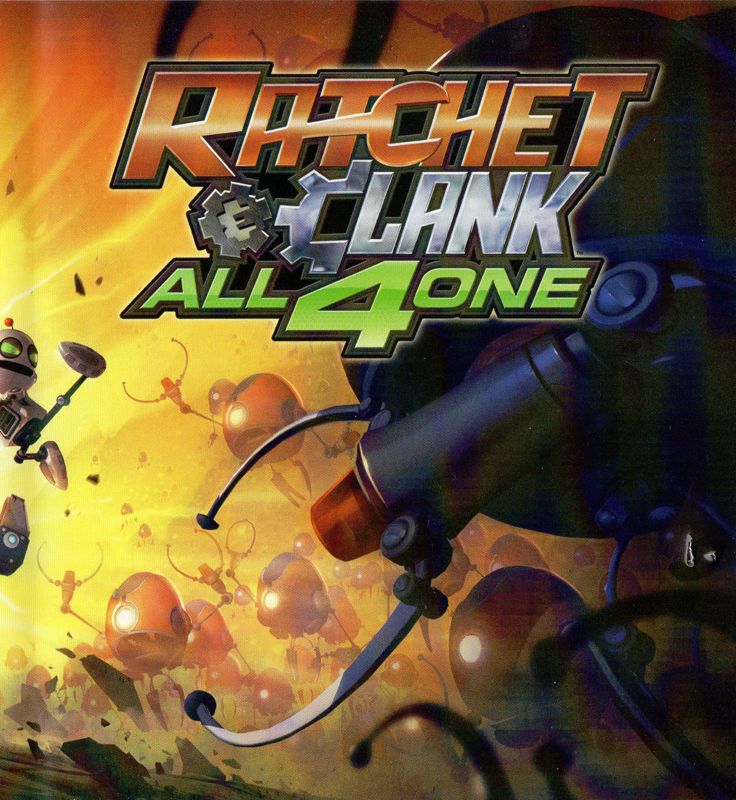 Inside Cover for Ratchet & Clank: All 4 One (PlayStation 3): Right Side