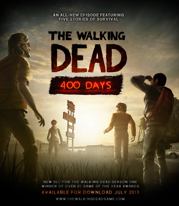 Front Cover for The Walking Dead: 400 Days (Macintosh and PlayStation 3 and Windows and Xbox 360)