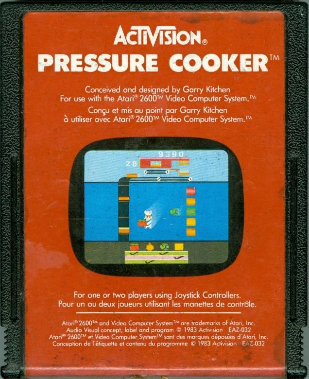 Media for Pressure Cooker (Atari 2600)