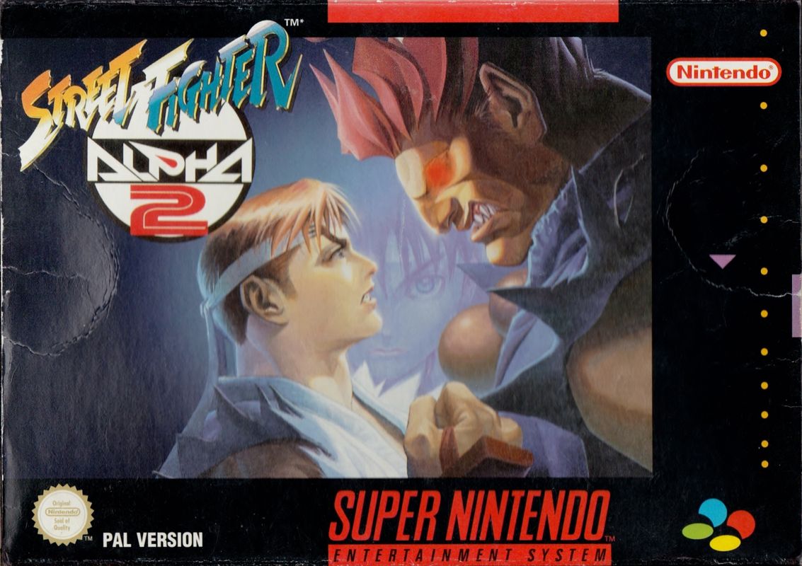 Front Cover for Street Fighter Alpha 2 (SNES)