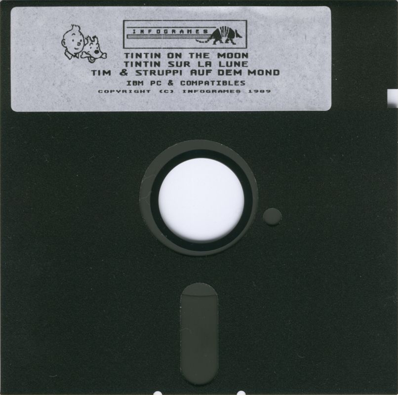 Media for Tintin on the Moon (DOS)