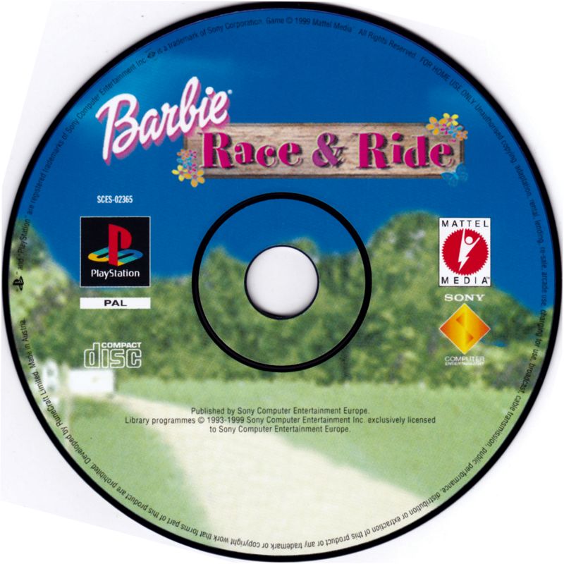 Media for Barbie: Race & Ride (PlayStation)