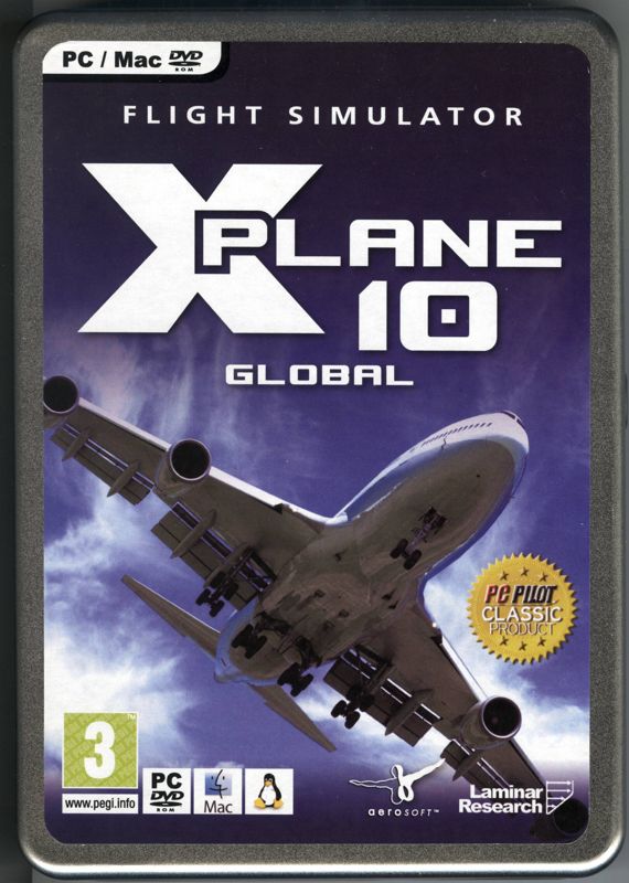 Front Cover for X-Plane 10: Global Edition (Aerosoft Edition) (Linux and Macintosh and Windows)