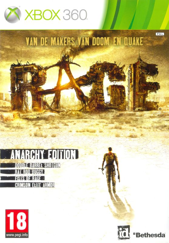Front Cover for Rage (Anarchy Edition) (Xbox 360)