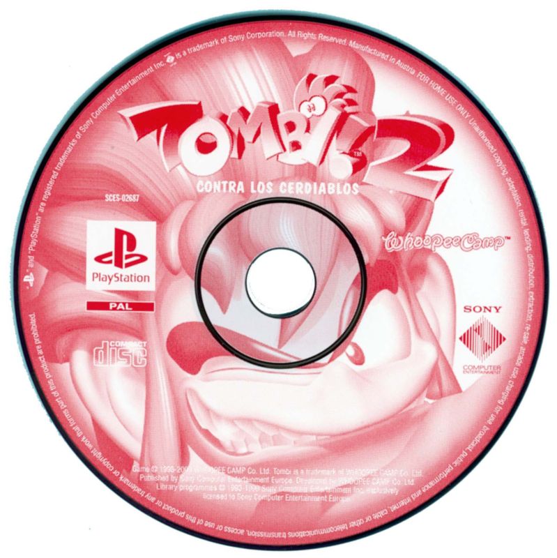 Media for Tomba! 2: The Evil Swine Return (PlayStation)