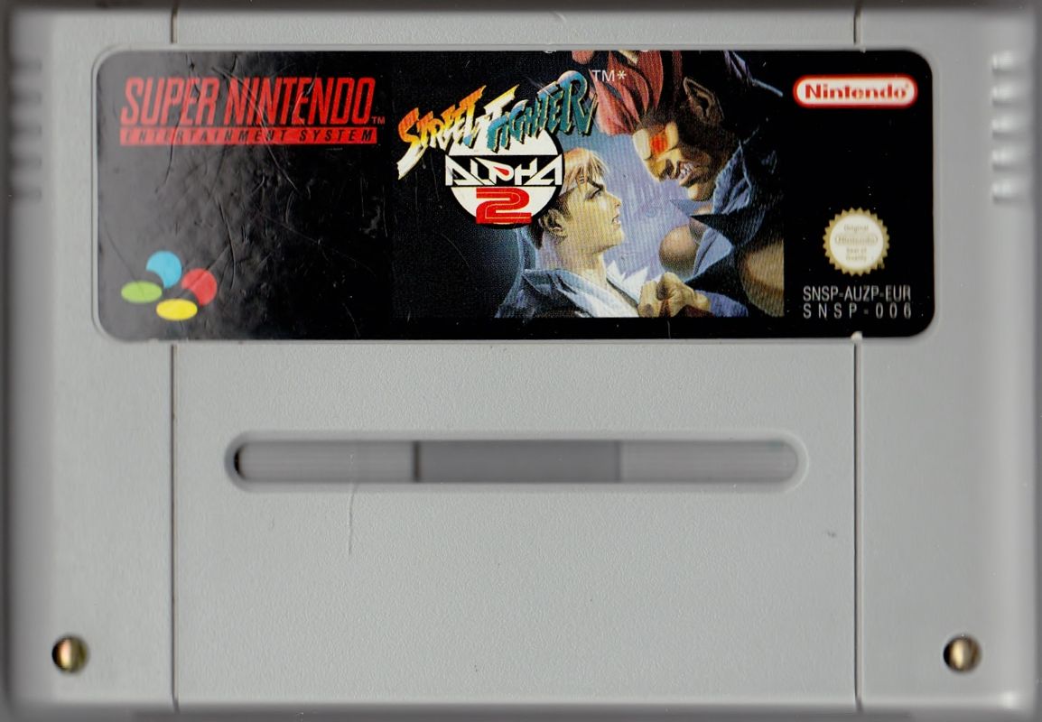 Media for Street Fighter Alpha 2 (SNES): Front